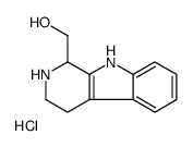 2,3,4,9-tetrahydro-1H-pyrido[3,4-b]indol-1-ylmethanol,hydrochloride Structure