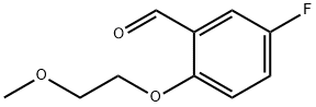 5-Fluoro-2-(2-methoxyethoxy)benzaldehyde结构式