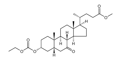 (3α,5β)-3-[(Ethoxycarbonyl)oxy]-7-oxo-cholan-24-oic Acid Methyl Ester picture