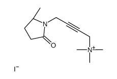 trimethyl-[4-[(2R)-2-methyl-5-oxopyrrolidin-1-yl]but-2-ynyl]azanium,iodide Structure