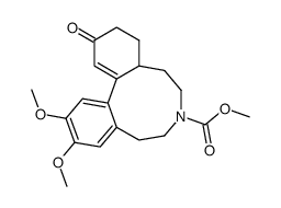 methyl 4,4a,5,6,8,9-hexahydro-11,12-dimethoxy-2-oxo-2H-dibenz(d,f)azonine-7(3H)-carboxylate Structure