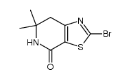 2-bromo-6,7-dihydro-6,6-dimethylthiazolo[5,4-c]pyridin-4(5H)-one结构式