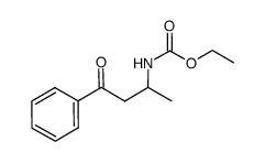 ethyl (1-methyl-3-oxo-3-phenylpropyl)carbamate结构式