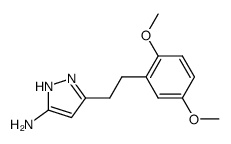 5-[2-(2,5-dimethoxyphenyl)ethyl]-2H-pyrazol-3-amine结构式