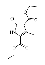 diethyl 5-chloro-3-methyl-1H-pyrrole-2,4-dicarboxylate Structure