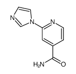 2-(1H-咪唑-1-基)-4-吡啶甲酰胺结构式