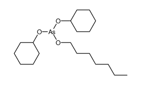 Dicyclohexyl-arsenigsaeure-heptylester结构式