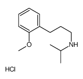 3-(2-methoxyphenyl)-N-propan-2-ylpropan-1-amine,hydrochloride结构式