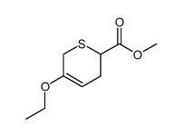 2H-Thiopyran-2-carboxylicacid,5-ethoxy-3,6-dihydro-,methylester(9CI) Structure