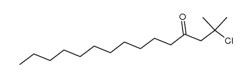 2-chloro-2-methyl-pentadecan-4-one Structure