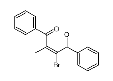 2-bromo-3-methyl-1,4-diphenyl-but-2c-ene-1,4-dione结构式