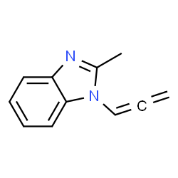 1H-Benzimidazole,2-methyl-1-(1,2-propadienyl)-(9CI) structure