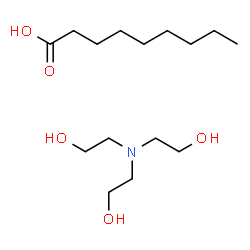 nonanoic acid, compound with 2,2',2''-nitrilotriethanol (1:1)结构式