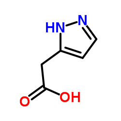 1H-Pyrazol-5-ylacetic acid Structure