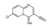 3-Cyano-4-imino-7-chloro-4H-pyrido[1,2-a]-pyrimidine结构式