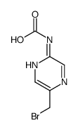[5-(Bromomethyl)-2-pyrazinyl]carbamic acid结构式