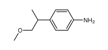2-p-aminophenyl-1-propyl methyl ether结构式