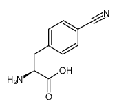 L-4-氰基苯丙氨酸结构式