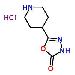 5-(Piperidin-4-yl)-1,3,4-oxadiazol-2(3H)-one hydrochloride Structure