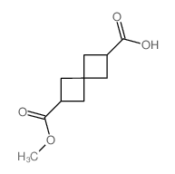 6-(甲氧基羰基)螺[3.3]庚烷-2-羧酸结构式
