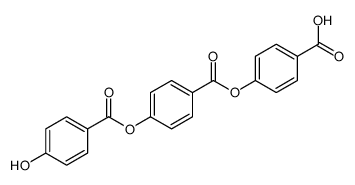 4-[4-(4-hydroxybenzoyl)oxybenzoyl]oxybenzoic acid结构式