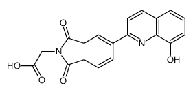 2-[5-(8-hydroxyquinolin-2-yl)-1,3-dioxoisoindol-2-yl]acetic acid结构式