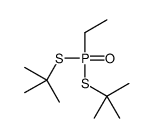 2-[tert-butylsulfanyl(ethyl)phosphoryl]sulfanyl-2-methylpropane Structure