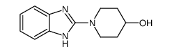 1-(1H-benzimidazol-2-yl)piperidin-4-ol structure