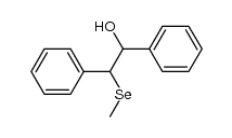 1,2-diphenyl-2-methylseleno-ethane-1-ol结构式