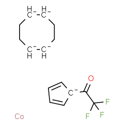 Cobalt, eta4-1,5-cyclooctadiene-eta5-trifluoroacetylcyclopentadienyl- structure