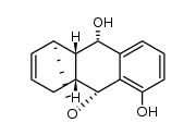 (+/-)-(4ar,9ac)-1,4,4a,9,9a,10-hexahydro-1t,10t-epoxido-anthracene-5,9t-diol Structure