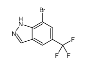 7-Bromo-5-(trifluoromethyl)-1H-indazole structure
