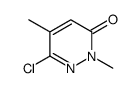 6-Chloro-2,5-dimethylpyridazin-3(2H)-one Structure