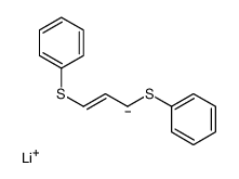 lithium,3-phenylsulfanylprop-1-enylsulfanylbenzene Structure