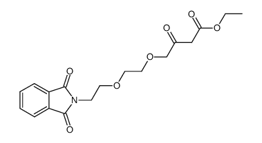 Ethyl 4-(2-(2-(1,3-dihydro-1,3-dioxo-2H-isoindol-2-yl)ethoxy)ethoxy)-3-oxobutanoate结构式