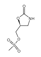 (5S)-5-(methanesulfonyloxymethyl)oxazolidin-2-one Structure