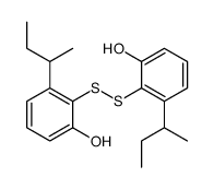 3-butan-2-yl-2-[(2-butan-2-yl-6-hydroxyphenyl)disulfanyl]phenol Structure