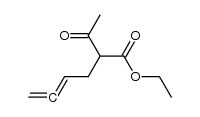 ethyl 2-(2',3'-butadienyl)-3-oxobutyrate Structure