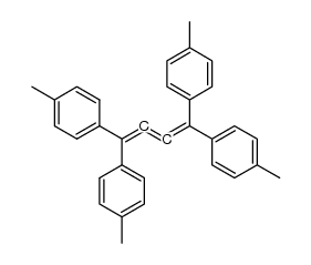 1,1,4,4-tetrakis(4-methylphenyl)buta-1,2,3-triene Structure