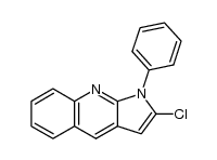 2-chloro-1-phenyl-1H-pyrrolo[2,3-b]quinoline结构式