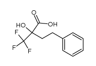 2-hydroxy-4-phenyl-2-(trifluoromethyl)butanoic acid Structure