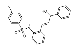 (E)-N-(2-(3-hydroxy-3-phenylprop-1-enyl)phenyl)-4-methylbenzenesulfonamide Structure