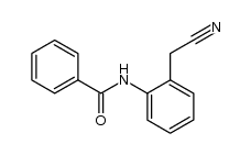N-(2-(cyanomethyl)phenyl)benzamide结构式