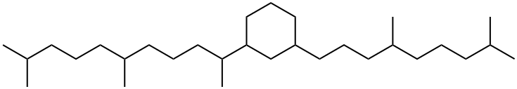 1-(4,8-dimethylnonyl)-3-(6,10-dimethylundecan-2-yl)cyclohexane结构式