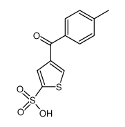 4-(4-methylbenzoyl)thiophene-2-sulfonic acid Structure