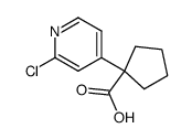 1-(2-chloropyridin-4-yl)cyclopentanecarboxylic acid Structure