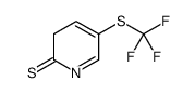 5-[(Trifluoromethyl)sulfanyl]-2(3H)-pyridinethione结构式