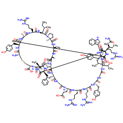 Defensin HNP-2 (human) trifluoroacetate salt Structure