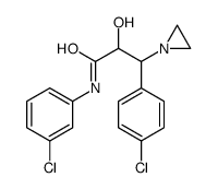 3-(aziridin-1-yl)-N-(3-chlorophenyl)-3-(4-chlorophenyl)-2-hydroxypropanamide结构式