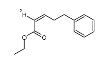 Ethyl (Z)-2-deuterio-5-phenyl-2-pentenoate Structure